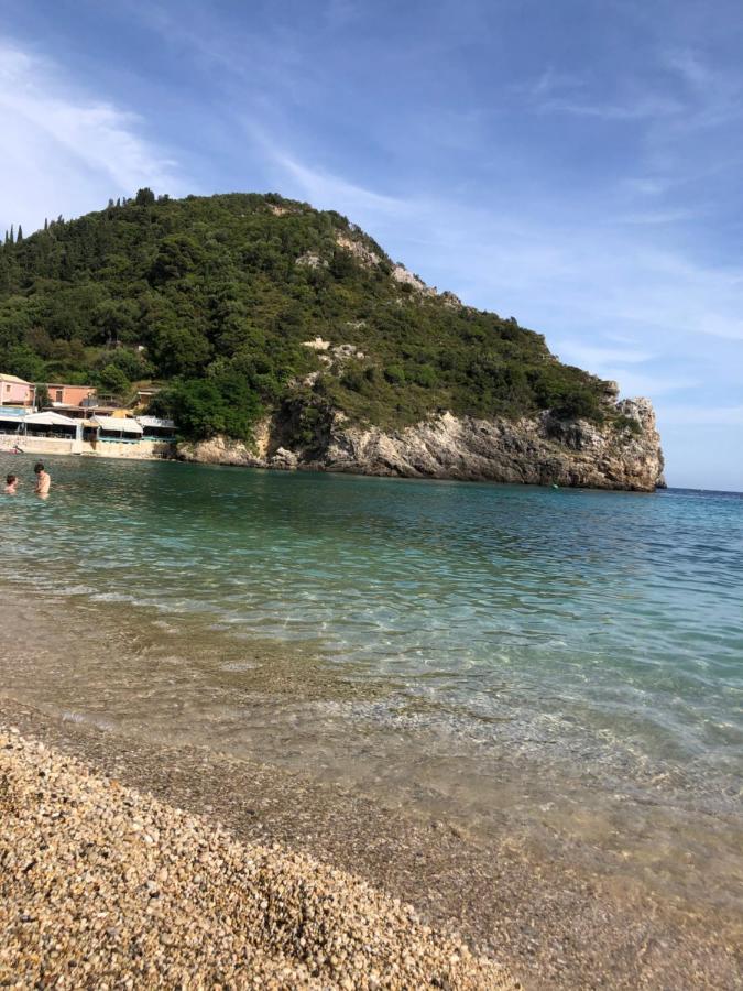 Villa Ampelaki "30 Meters To Beach" Palaiokastritsa Exterior foto